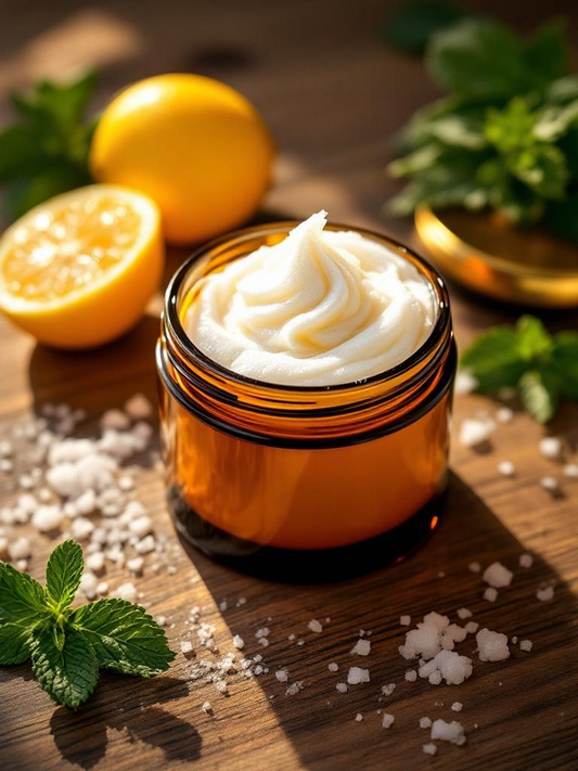 Lemon Cream Foaming Whipped Sugar Scrub