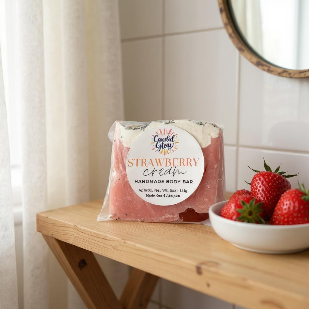 Strawberry Cream Body Bar
